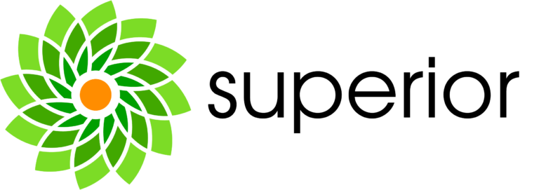 Superior logo sort